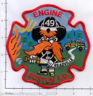 Massachusetts - Boston Engine 49 MA Fire Dept Patch - Readville  Yosemite Sam