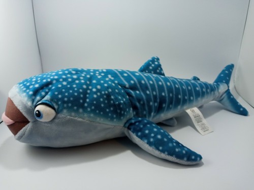 Disney Store Finding Nemo Dory DESTINY WHALE SHARK 22" Plush STUFFED ANIMAL TOY