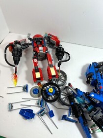 LEGO Ninjago Movie Partials :  Fire Mech 70615 (2017) + Lightning Jet 76104