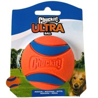 Chuckit Ultra Ball Medium 6 Cm 1Er Pack Apportier Ball Hunde Spielzeug
