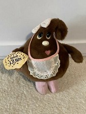 Vintage 1984 Nestle Lil Bits Morsel Family Baby Plush Stuffed Choclate Chip