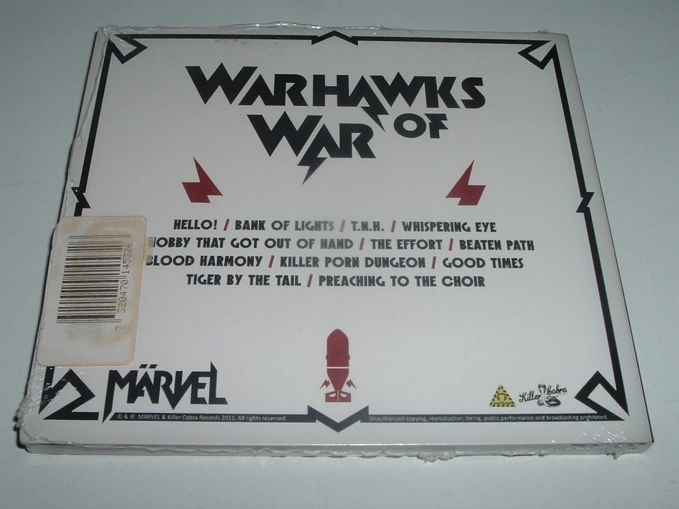 MÄRVEL - WARHAWKS OF WAR - CD Album, Digipak, KCR117 (2011) - Bild 2 von 2