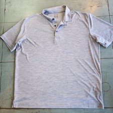 Callaway Polo Shirt Mens 2XL Blue Opti-Dri Golf Performance Heathered Print