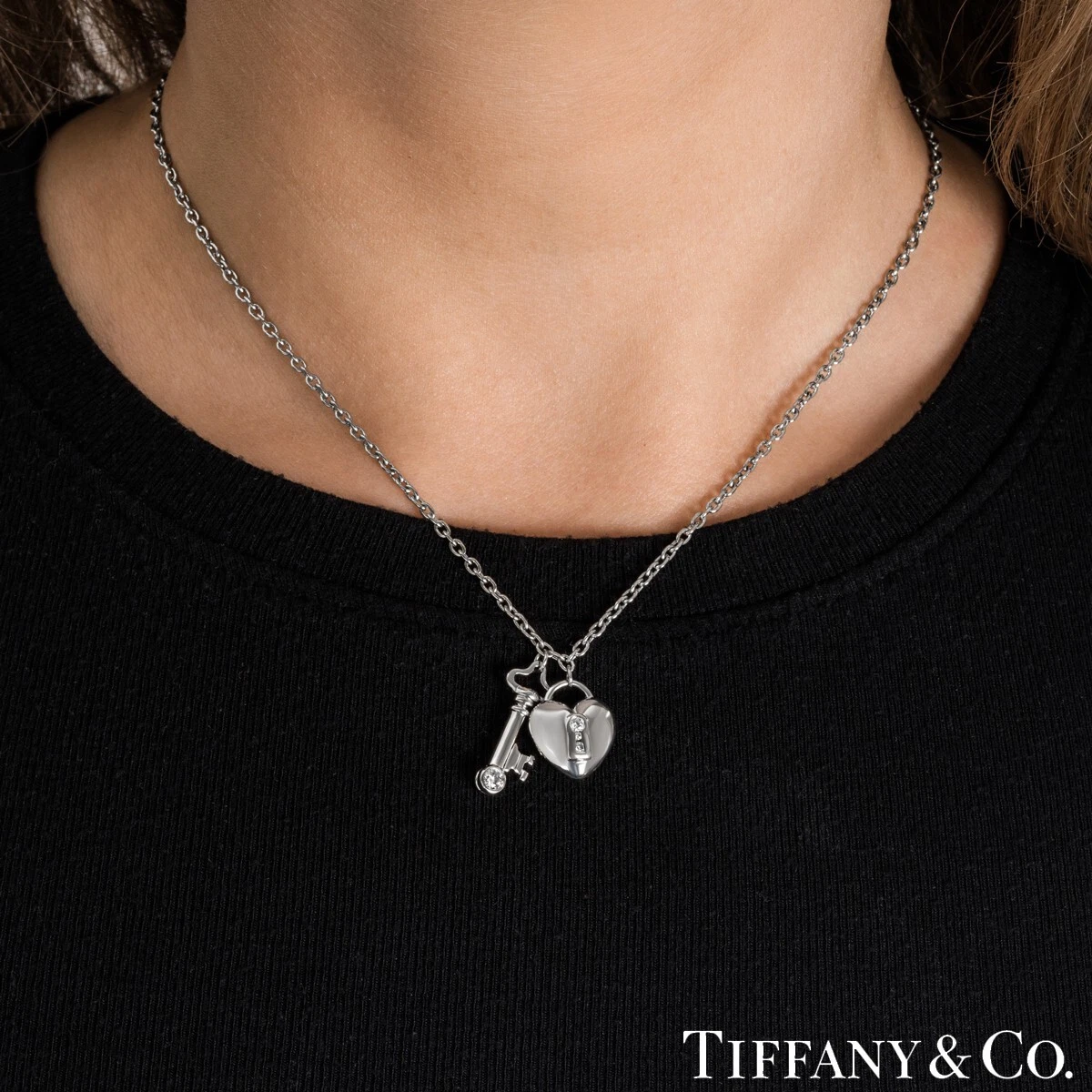 Tiffany necklace hotsell lock and key