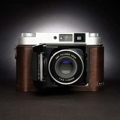 Leather Half Camera Case For Fujifilm GF670/670W Voigtlander Bessa