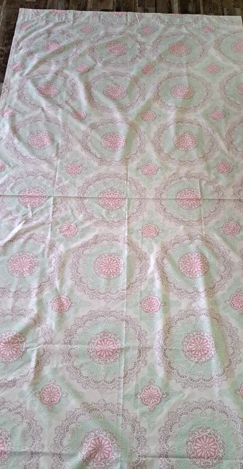 Nicole Miller Niños Panel Cortina Pastel Mandala Extra Largo Niñas Dormitorio 50x96 Foto 2 de 4