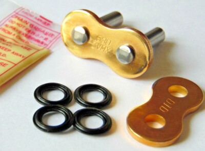 A Rivet Lien 530 Chaîne VX Gold X Ring Hollow connexion MOTO JOINT ZJ
