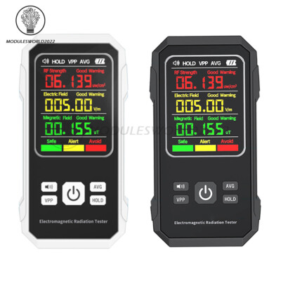 Digital EMF Meter Electromagnetic Field Radiation Tester Detector Geiger Counter
