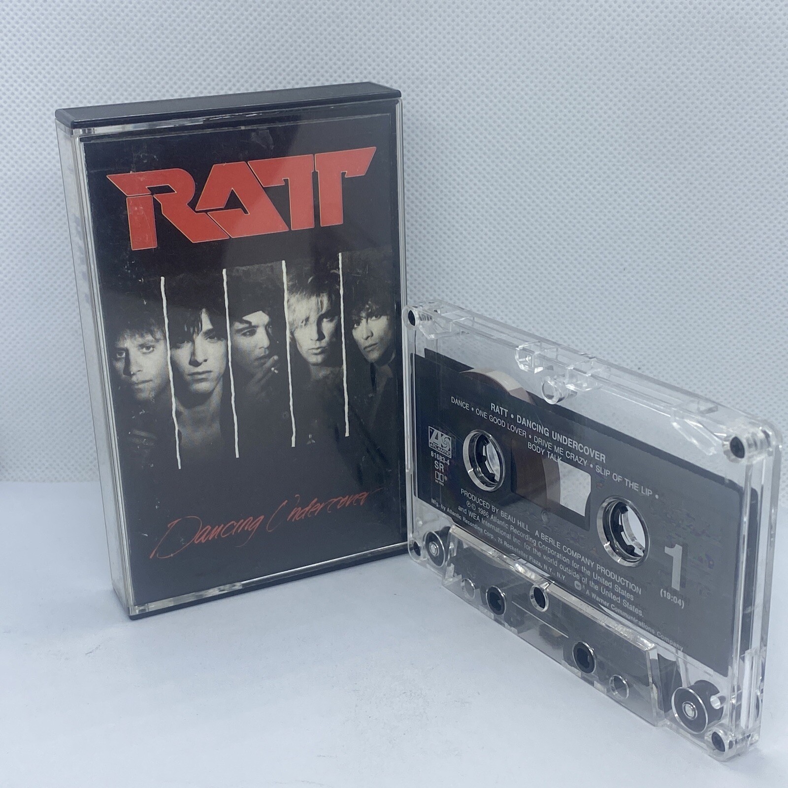 Ratt  - Dancing Undercover - Cassette Tape - Rare USA VERSION/ Import
