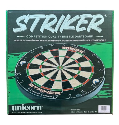 Dartscheibe Unicorn Striker Bristle Board Steel Dart Scheibe - RETOURE