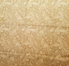 Michael Miller  Sophisticated Paisley Fabric C-2678 mustard yellow 33"X44" NEW