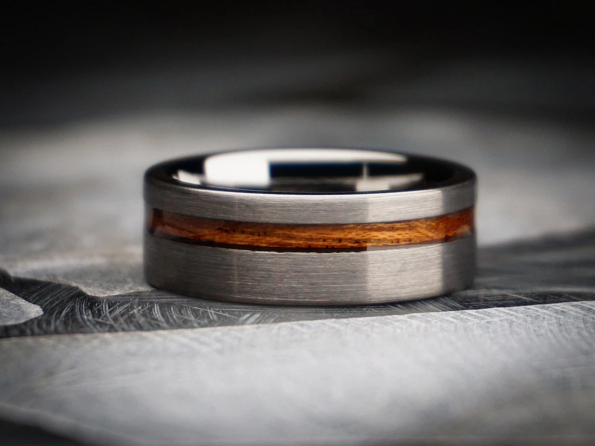 Red cheap wood ring