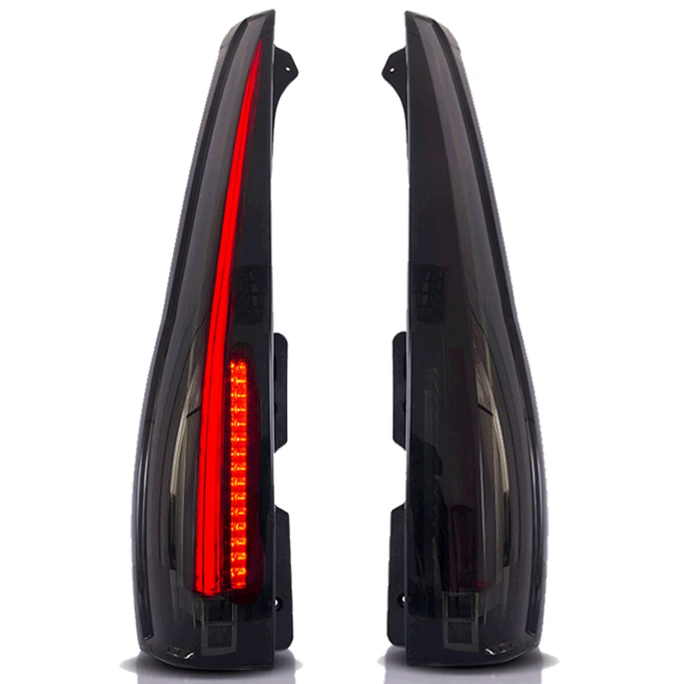 VLAND Smoked FULL Tail Lights LED For Cadillac Escalade/ESV 2007-2014 Rear Lamps - Image 3 of 4