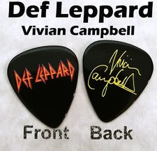 Def Leppard Viv Rock Band novelty signature guitar pick (S-E17)