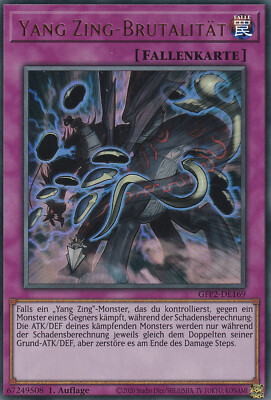 Yu-Gi-Oh GFP2-DE169 Yang Zing Brutalität 1 Aufl. Ultra Rare NM
