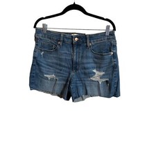 Universal Thread High Rise 4" Midi Jean Shorts Womens Sz 12/31