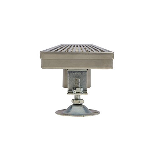 Signature Hardware Carmen 40" Shower Drain Less Flange -Brushed Stainless Steel - Picture 5 of 7