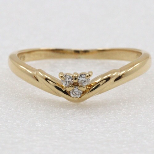 TASAKI Ring K18 yellow gold/diamond #3.9(US Size) 1.3g Women - Picture 4 of 8