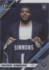 2019 Panini Donruss Optic Jeffery Simmons #108