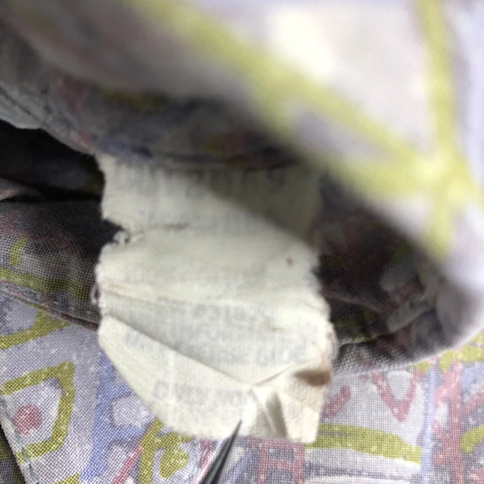 Vintage Da Vinci California Shirt Mens M Geometric Abstract Southwestern 70s 80s Foto 4 de 4