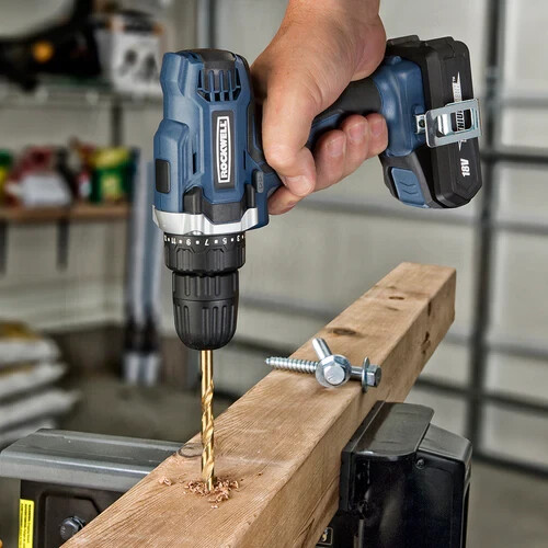 Rockwell 18V 50Nm Cordless Hammer Drill Kit RD2935 Australia