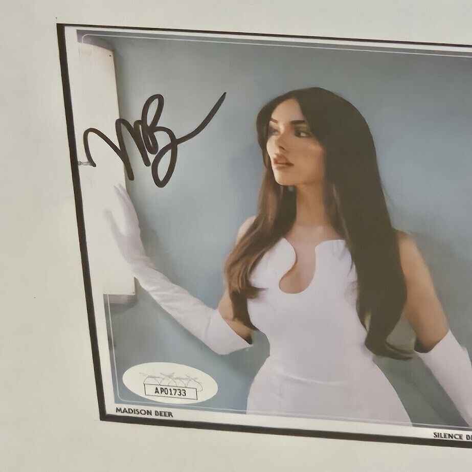Madison Beer Signed Autographed Silence Between Songs CD JSA COA