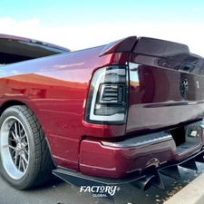 New Fits 2009-2018 Ram 1500/ 2013-2018 Ram 2500/ Ram 3500 Clear LED Tail Lights