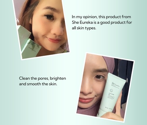 She Eureka Herbal Scrub Gel Moisturize Exfoliating Brightening Facial Skin 50g - Picture 3 of 5