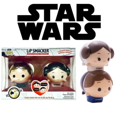 Lip Smackers Star Wars Tsum Tsum Han Solo Princess Leia Limited