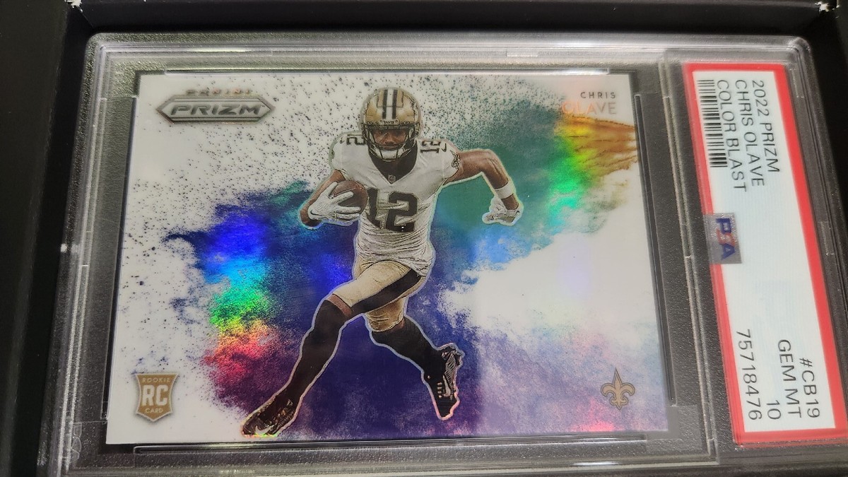 2022 Panini Prizm Football Chris Olave PSA 10 SSP COLOR