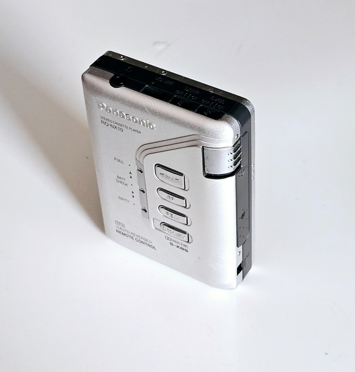 Panasonic RQ-NX10 personal cassette player Silver metal body fully