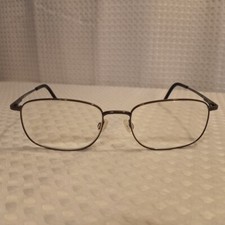 Marcolin Model 6708 Women's Eyeglass Frames Black Silver Need Replacement Lenses