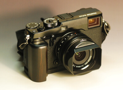 Handmade Wood Ebony L Hand Grip Holder for Fujifilm Fuji X