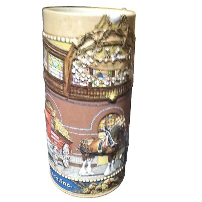 Budweiser Stein Nat.Historical Landmark A world famous clydesdale vintage #93951