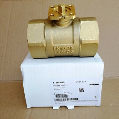 ONE New SIEMENS Threaded Water Pipe Valve VAI61.50-40