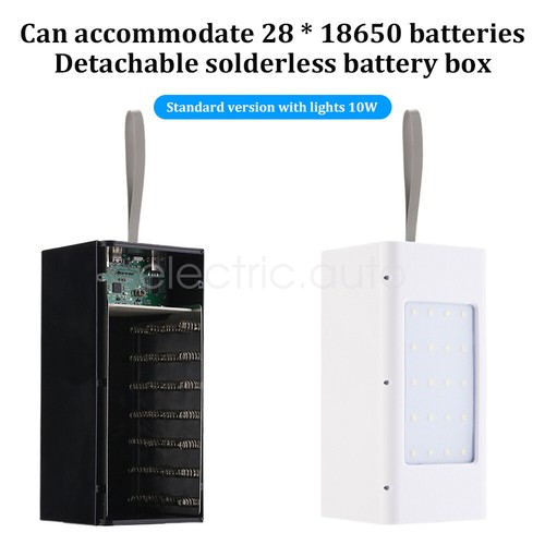 DIY for 28x18650 Battery Case LCD Display Power Bank w/LED Light Fast Charger - Photo 4 sur 18