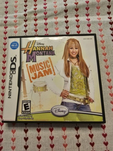 Hannah Montana Music Jam Case And Manual Only - Nintendo DS