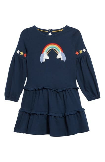 mini boden unicorn dress Mini Boden Unicorn dress size 6-7 S (6-7)