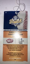 2015 SEC Baseball Tournament. Championship Game Ticket Stub. Vanderbilt vs FL.