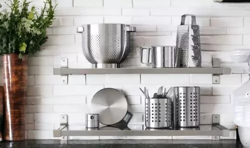 Soporte para utensilios de cocina IKEA ORDNING acero inoxidable 5 3/8 " - Imagen 3 de 8