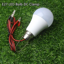 3W 5W 9W 12W 15W 18W LED Light Bulb With Clip DC 12V/24V Cool White 6500K