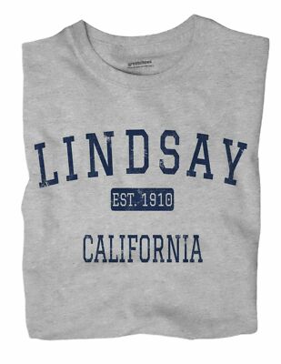 Lindsay California CA T-Shirt EST