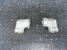 LOT OF 2 ASP STAINLESS STEEL 1/8" FEMALE NPT 90° ELBOW