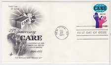 TurtlesTradingPost- Care 1971 #1439 - FDC Artcraft Cachet