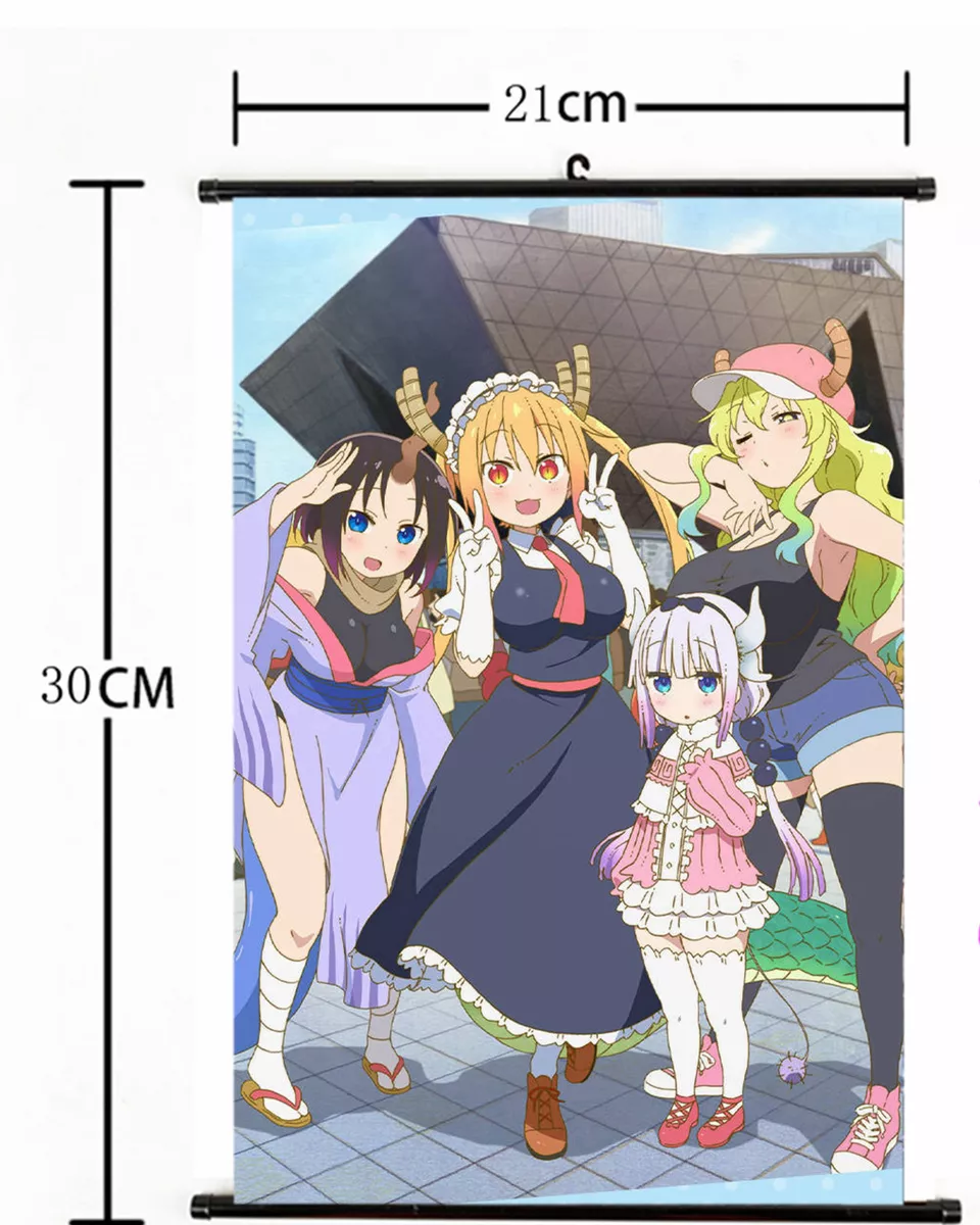 Kobayashi San Chi No Maid Dragon 01 Vostfr 1889 HOT Anime Kobayashi san Chi no Maid Dragon Wall Scroll Poster Home Decor | eBay