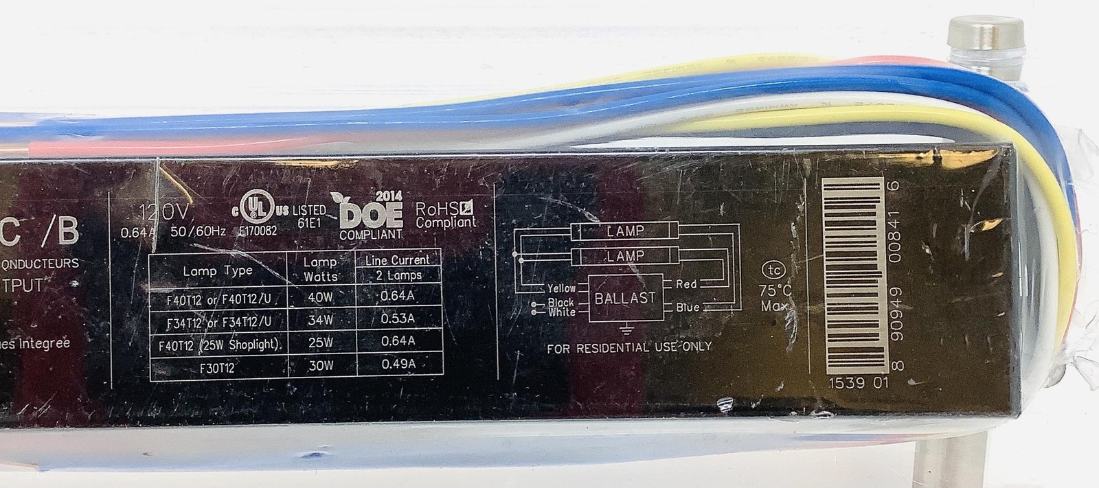 Keystone KTEB2401TPPIC/B2 Lamp Starter Electronic Ballast 120V 0