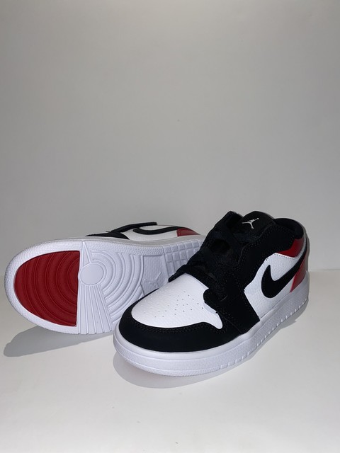 Nike Air Jordan 1 Low Alt âblack Toeâ White Gym Red Bq6066 116 PS Size 11c for sale online | eBay