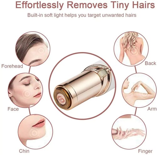Depiladora depiladora facial recargable para mujeres afeitadora eléctrica depiladoras peluqueros belleza - Imagen 3 de 8