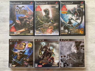 SONY PS2 3 Monster Hunter 1 2 G & Portable 3rd HD & Frontier GG & Nier Replicant