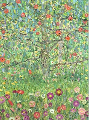Gustav Klimt - Detail Apfelbaum I 1912 A1-A4 Poster Kunst Gemälde Meister fein